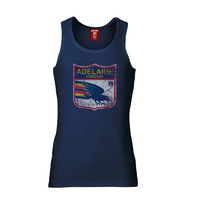 Adelaide Crows Mens Retro Logo Singlet