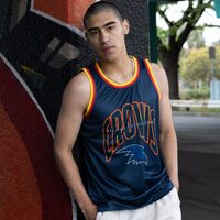 Adelaide Crows Mens Basketball Singlet