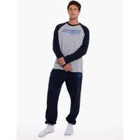 Image of Adelaide Crows Mens Raglan Cuffed PJ Set