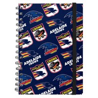 Adelaide Crows Retro Hard Cover Notebook