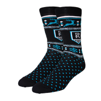 Port Adelaide Power AFL Adults Ugly Xmas Socks