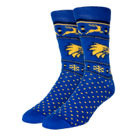 West Coast Eagles AFL Adults Ugly Xmas Socks