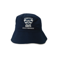 Geelong Cats Official AFL 2022 Premiers Bucket Hat