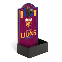 Brisbane Lions Bottle Opener with Catcher