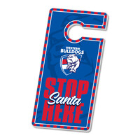 Western Bulldogs Christmas Door Hanger
