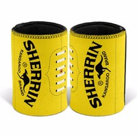 AFL Sherrin Football Stubby Holder - Yellow