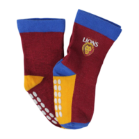 Brisbane Lions Baby Socks 2 Pack
