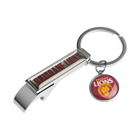 Brisbane Lions Bottle Opener Keyring