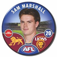 Brisbane Lions 2025 Player Pin Badge - MARSHALL