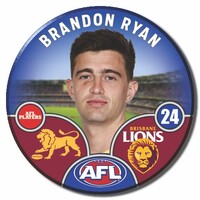 Brisbane Lions 2025 Player Pin Badge - RYAN