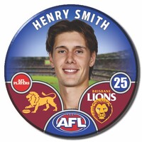 Brisbane Lions 2025 Player Pin Badge - SMITH