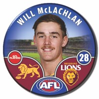 Brisbane Lions 2025 Player Pin Badge - MCLACHLAN