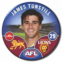 Brisbane Lions 2025 Player Pin Badge - TUNSTILL