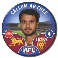Brisbane Lions 2025 Player Pin Badge - AH CHEE