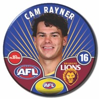 Brisbane Lions 2026 Player Pin Badge - RAYNER