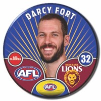 Brisbane Lions 2026 Player Pin Badge - FORT