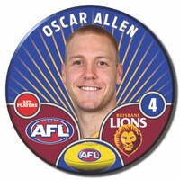 Brisbane Lions 2026 Player Pin Badge - ALLEN