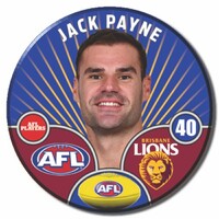 Brisbane Lions 2026 Player Pin Badge - PAYNE