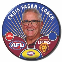 Brisbane Lions 2026 Coach Pin Badge - FAGAN