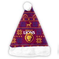 Brisbane Lions Xmas Santa Hat