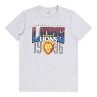 Brisbane Lions Youths Grey Supporter Tee