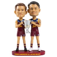 Brisbane Lions Harris Andrews & Lachie Neale 2024 Premiership Bobblehead
