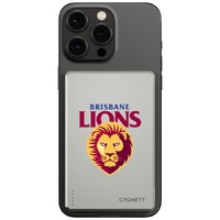 Brisbane Lions AFL Magnetic Wireless Power Bank