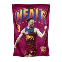 Brisbane Lions Lachie Neale Wall Flag