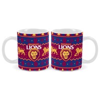Image of Brisbane Lions Christmas Coffee Mug