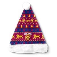 Image of Brisbane Lions Christmas Santa Hat