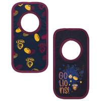 Image of Brisbane Lions Babies Bibs 2 Pack