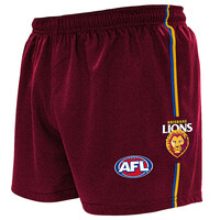 Brisbane Lions Mens Logo Footy Shorts