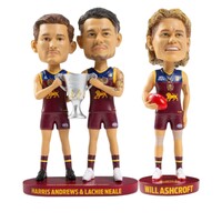 Brisbane Lions Premiers Bobbleheads Bundle