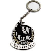 Collingwood Magpies Logo Metal Keyring