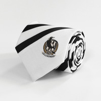 Collingwood Magpies White Neck Tie