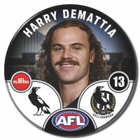Collingwood Magpies 2025 Player Pin Badge - DEMATTIA