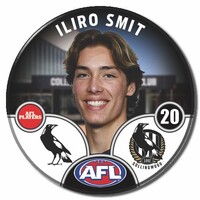 Collingwood Magpies 2025 Player Pin Badge - SMIT