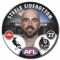 Collingwood Magpies 2025 Player Pin Badge - SIDEBOTTOM