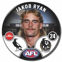 Collingwood Magpies 2025 Player Pin Badge - RYAN