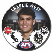 Collingwood Magpies 2025 Player Pin Badge - WEST