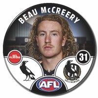 Collingwood Magpies 2025 Player Pin Badge - MCCREERY