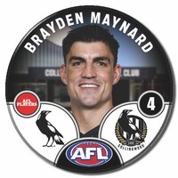 Collingwood Magpies 2025 Player Pin Badge - MAYNARD