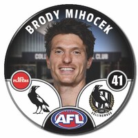 Collingwood Magpies 2025 Player Pin Badge - MIHOCEK
