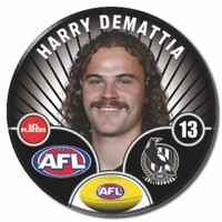Collingwood Magpies 2026 Player Pin Badge - DEMATTIA