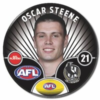 Collingwood Magpies 2026 Player Pin Badge - STEENE