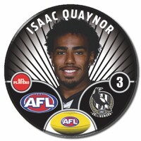 Collingwood Magpies 2026 Player Pin Badge - QUAYNOR