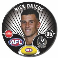 Collingwood Magpies 2026 Player Pin Badge - DAICOS, N