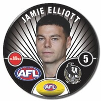Collingwood Magpies 2026 Player Pin Badge - ELLIOTT
