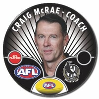 Collingwood Magpies 2026 Coach Pin Badge - MCRAE