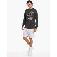 Collingwood Magpies Mens Patchwork Long Sleeve Tee
